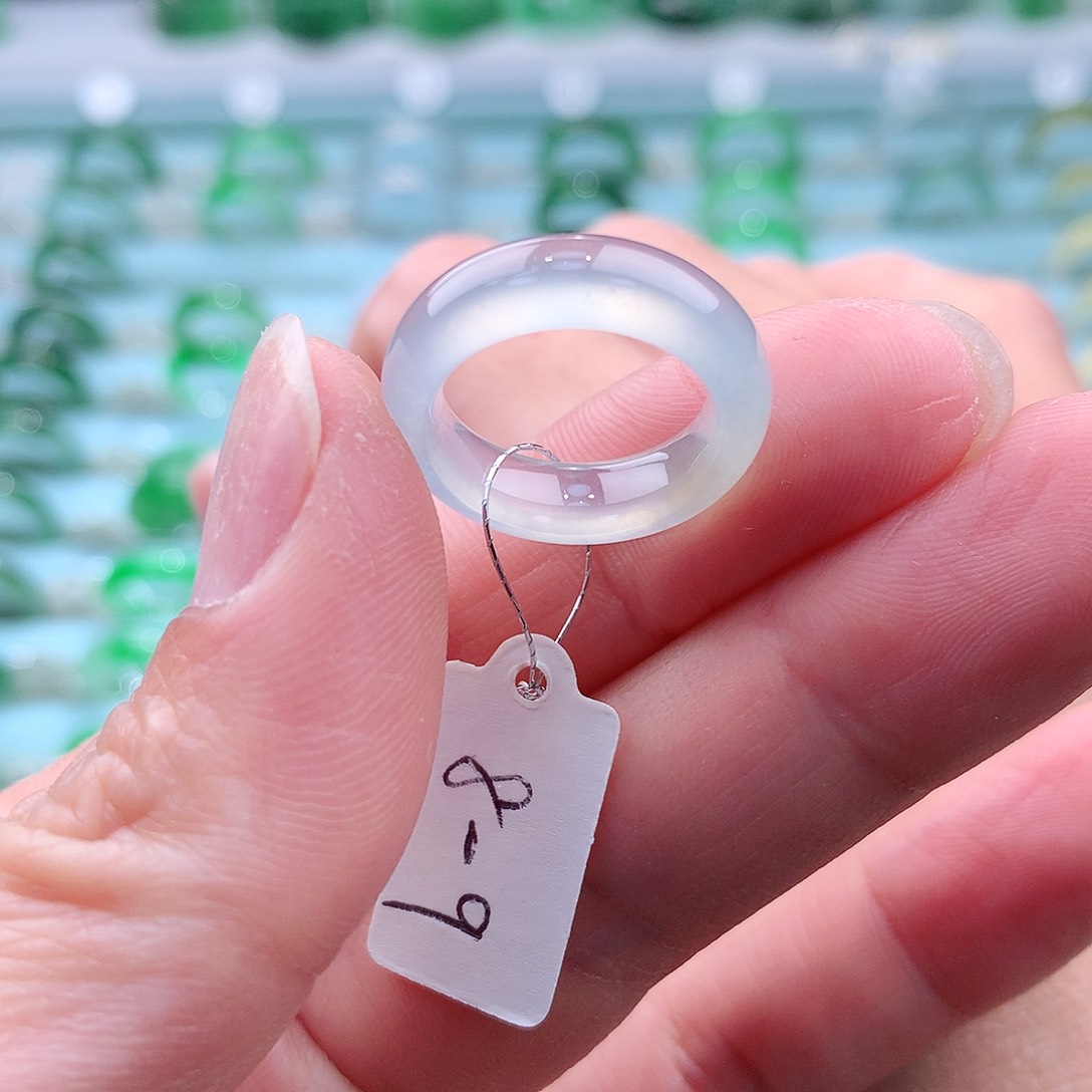 翡翠戒指未镶嵌缅甸翡翠A货