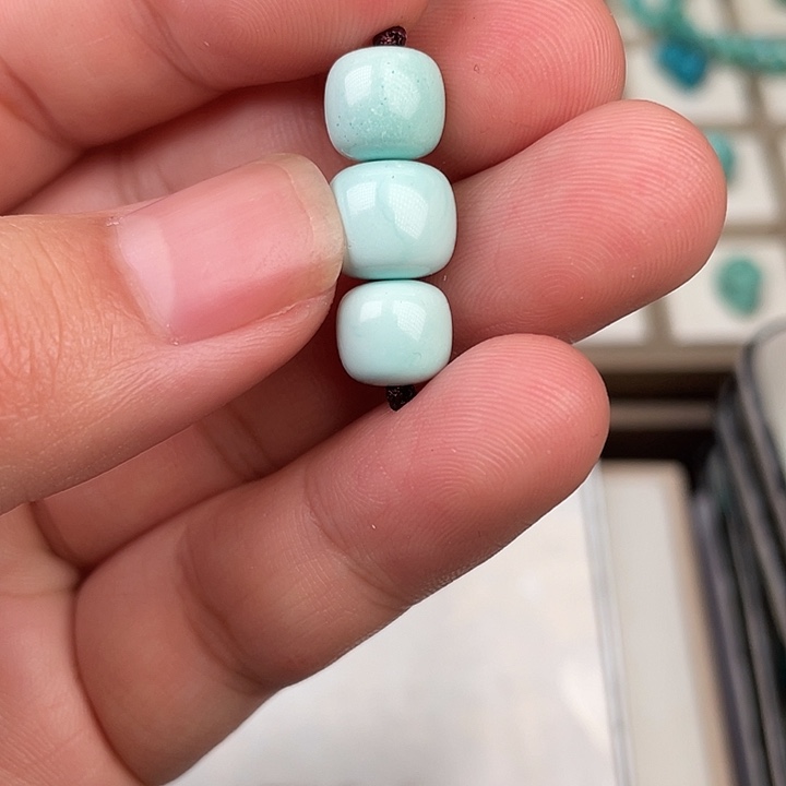 绿松石未镶嵌吊坠