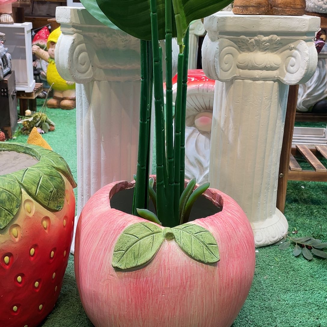 摆件花园摆件红红火火