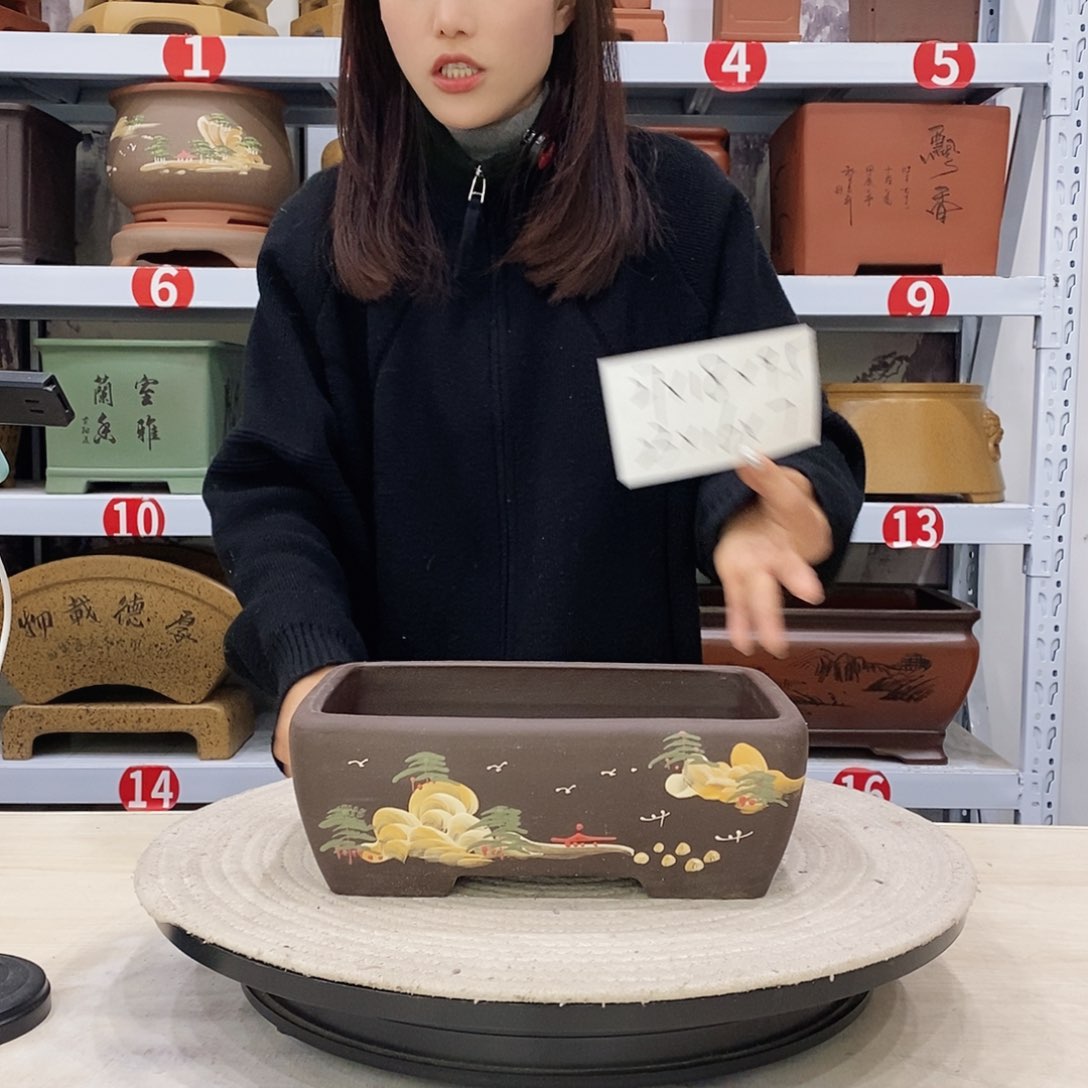 紫砂花盆紫砂花盆