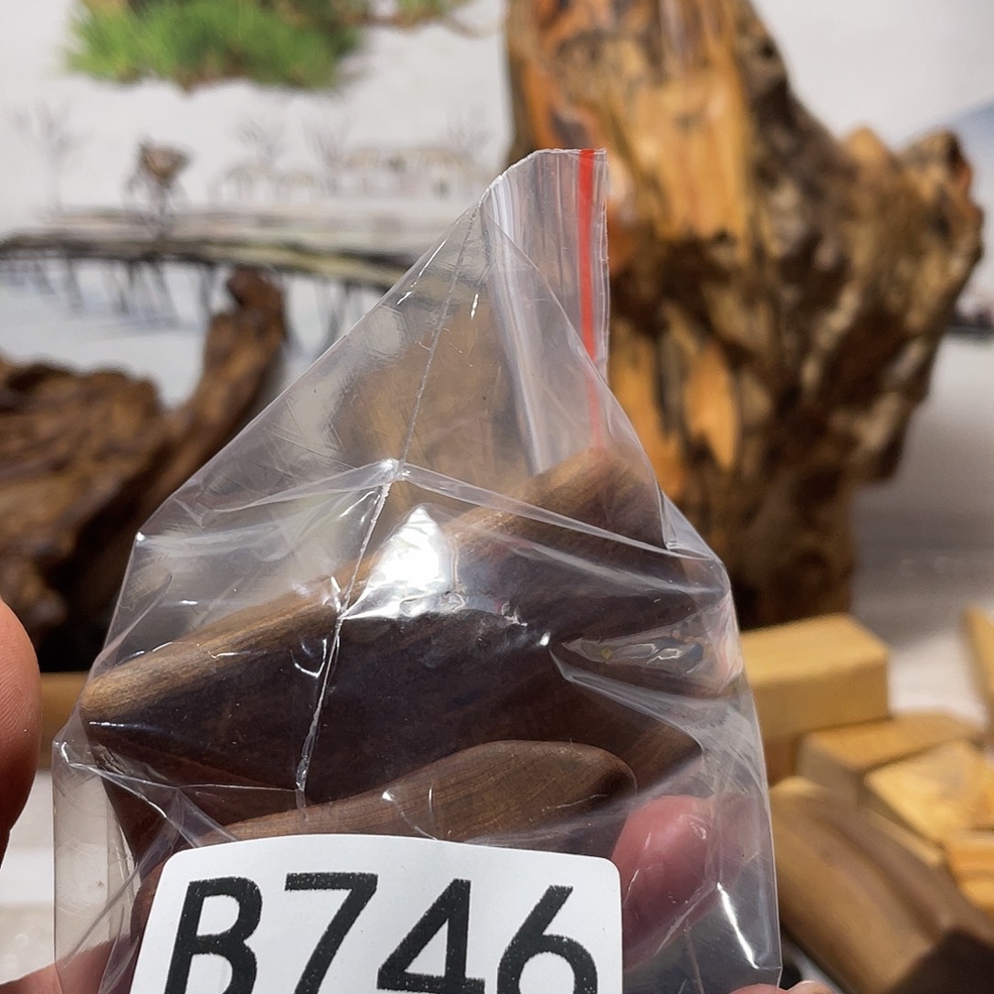 7***后玉木（非红木类）土沉香香木摆件