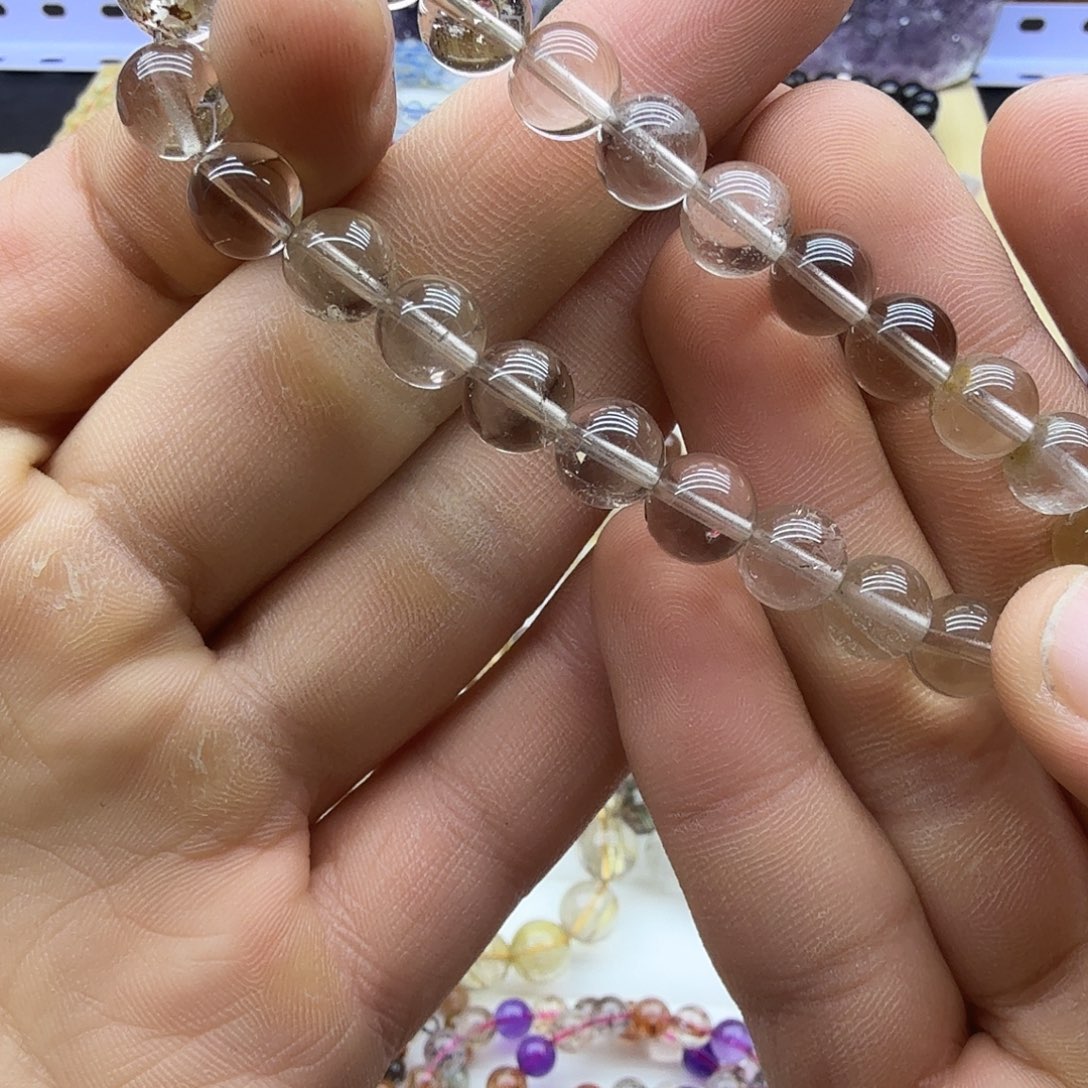 水晶手链未镶嵌天然