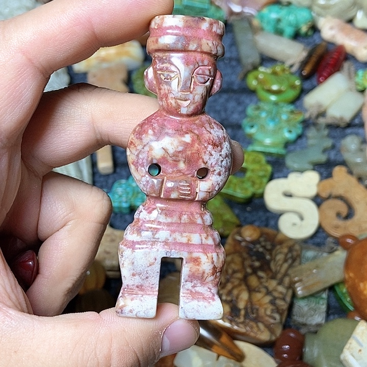 和田玉未镶嵌颈饰178