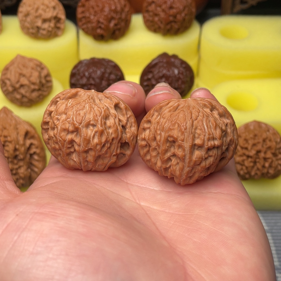 文玩核桃把件39全品磨盘编号815