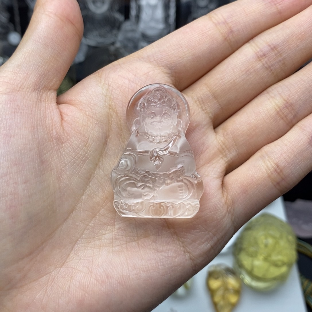 未镶嵌颈饰水晶明***虎