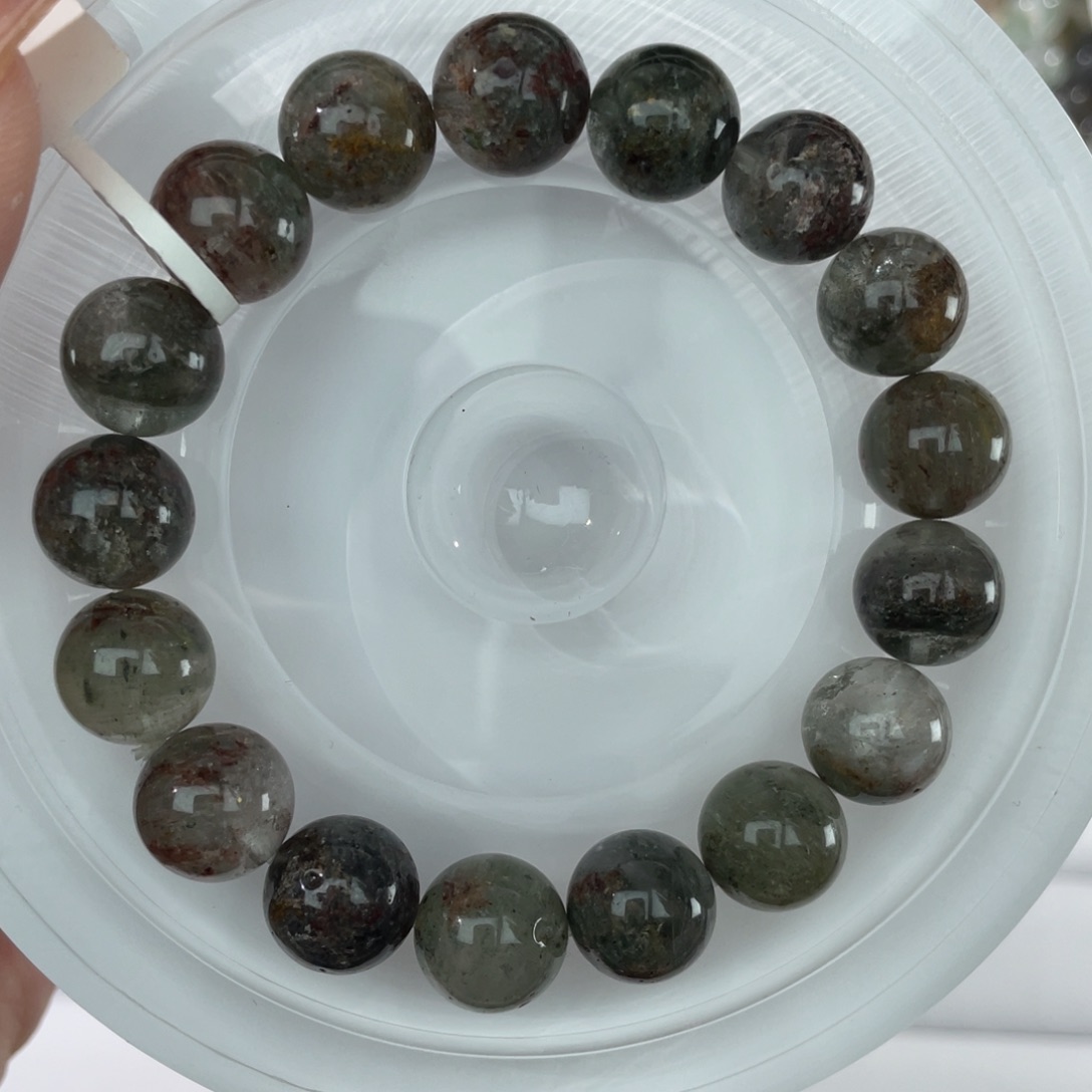 未镶嵌水晶手串001莫奈幽灵水晶11m+