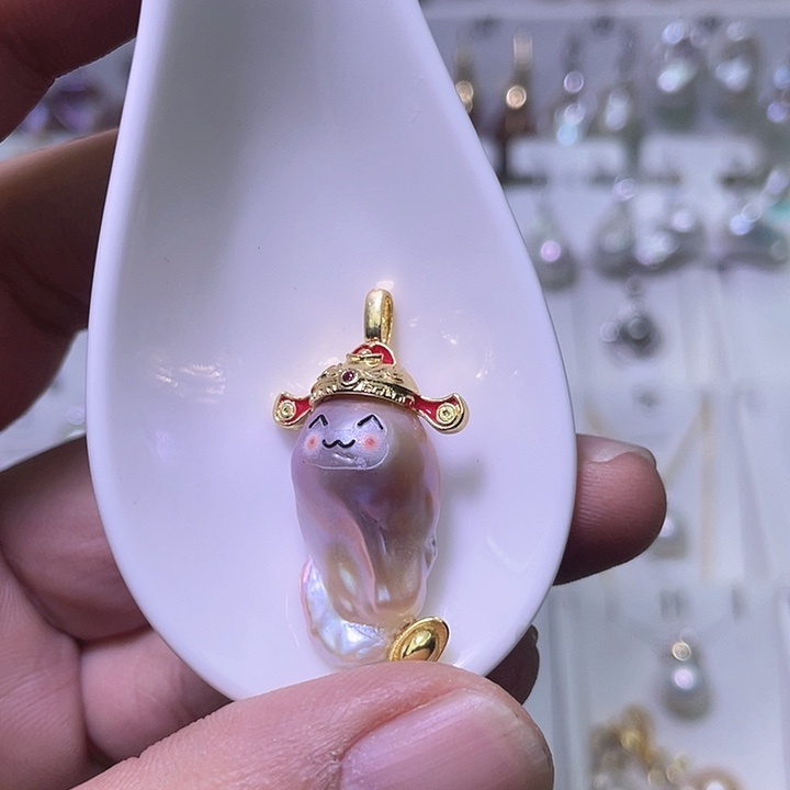 未镶嵌淡水珍珠颈饰01