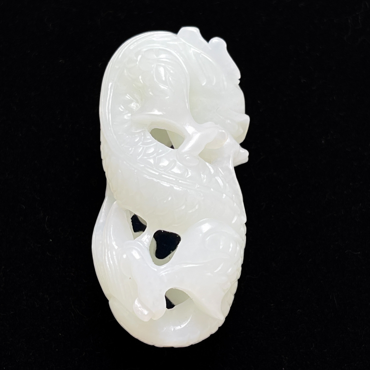 旧藏和田玉白玉吊坠挂件