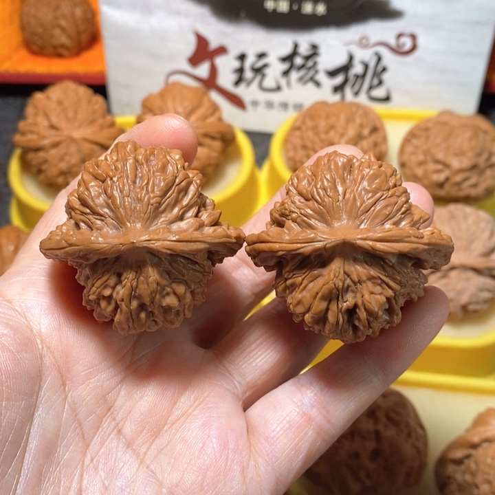 文玩核桃把件四座楼 精对42 