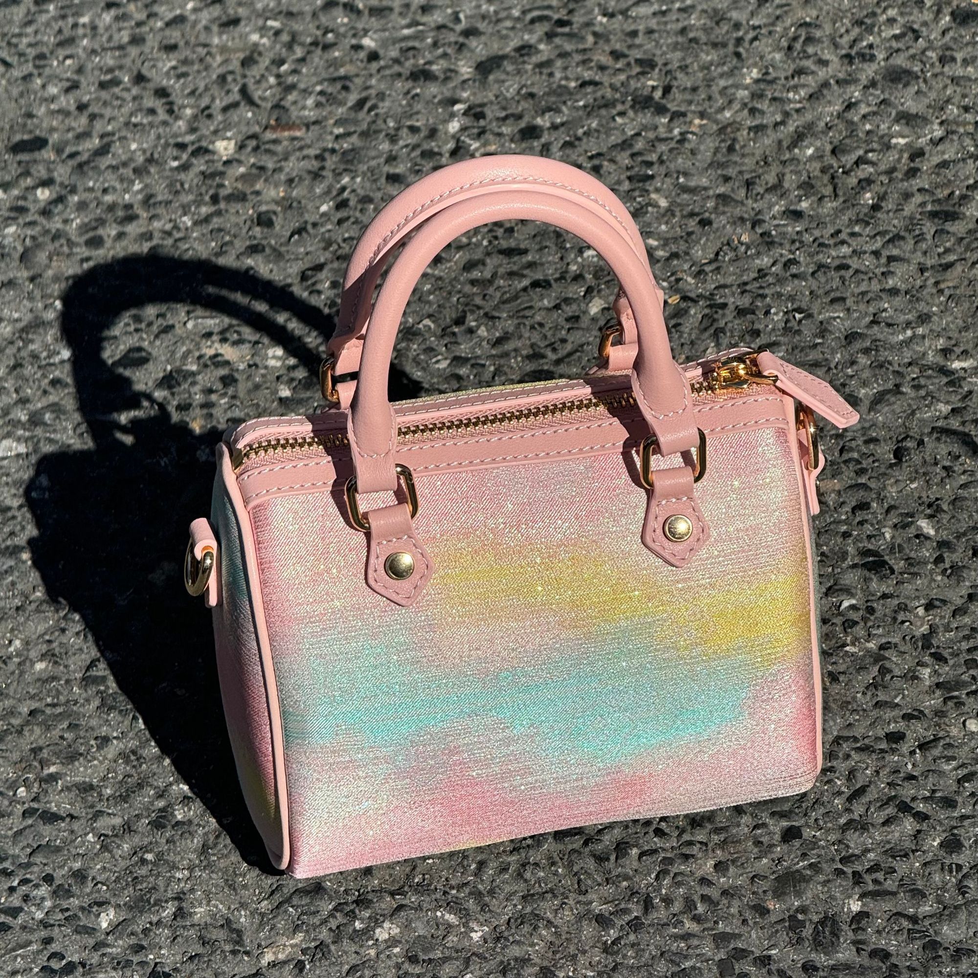 【枕头包】新中式国风非遗宋锦波士顿包手提单肩斜挎枕头包