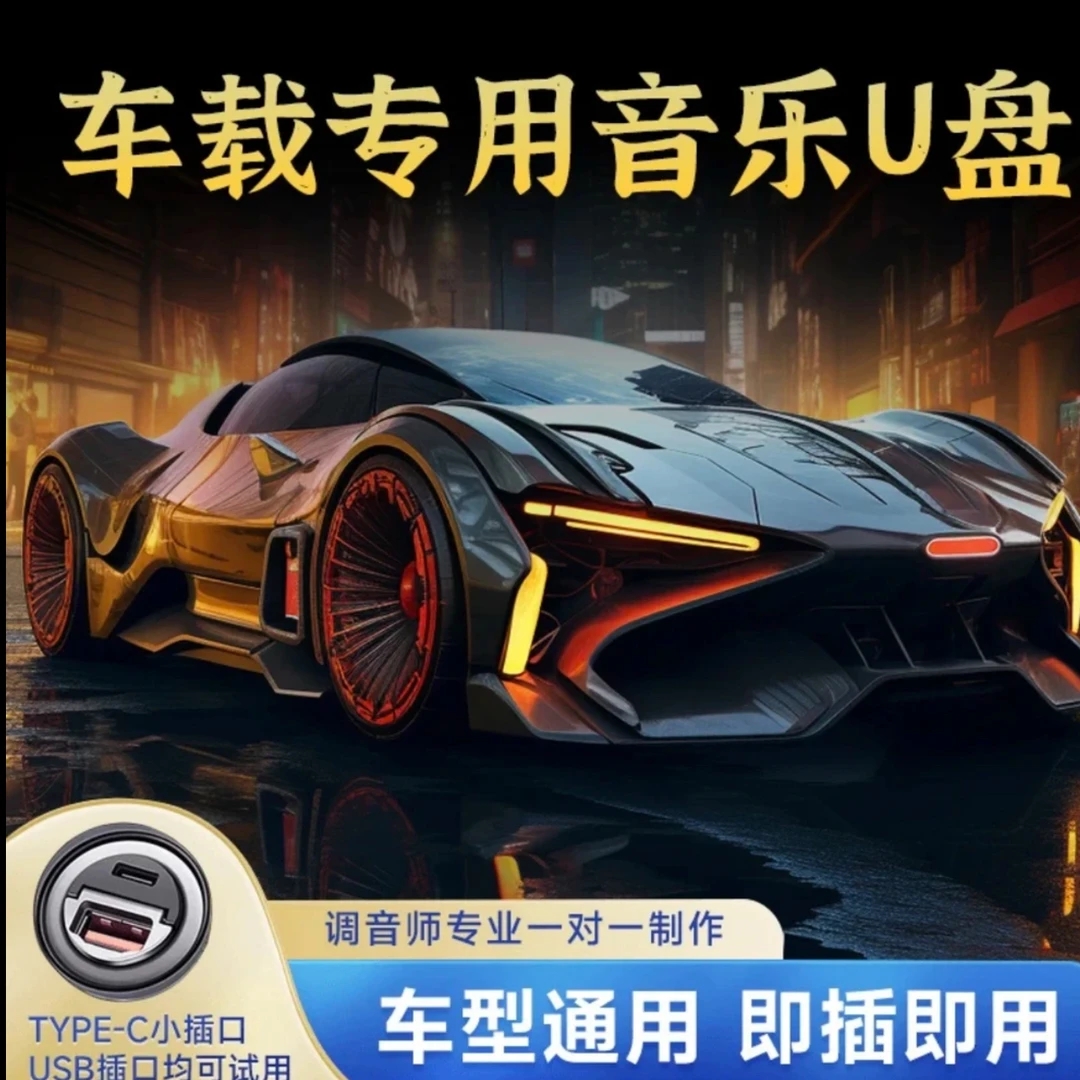 【2025专属升级版】车载音乐U盘 高音质歌曲 进口芯片 无损母带音源