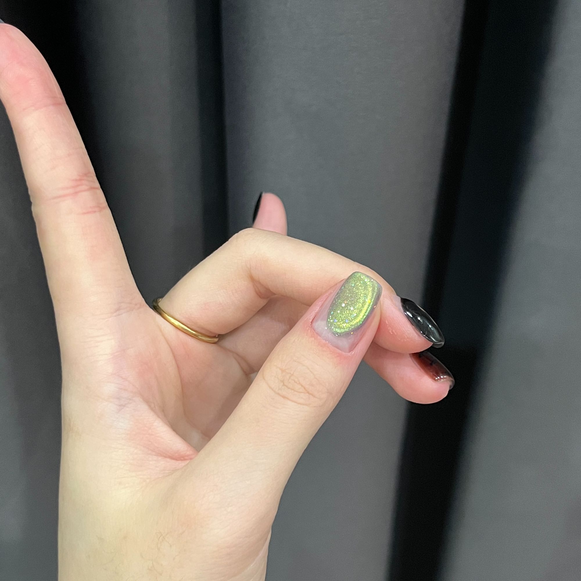 【娜姐优选】精选秋冬百搭显白七彩碎钻魔方猫眼10