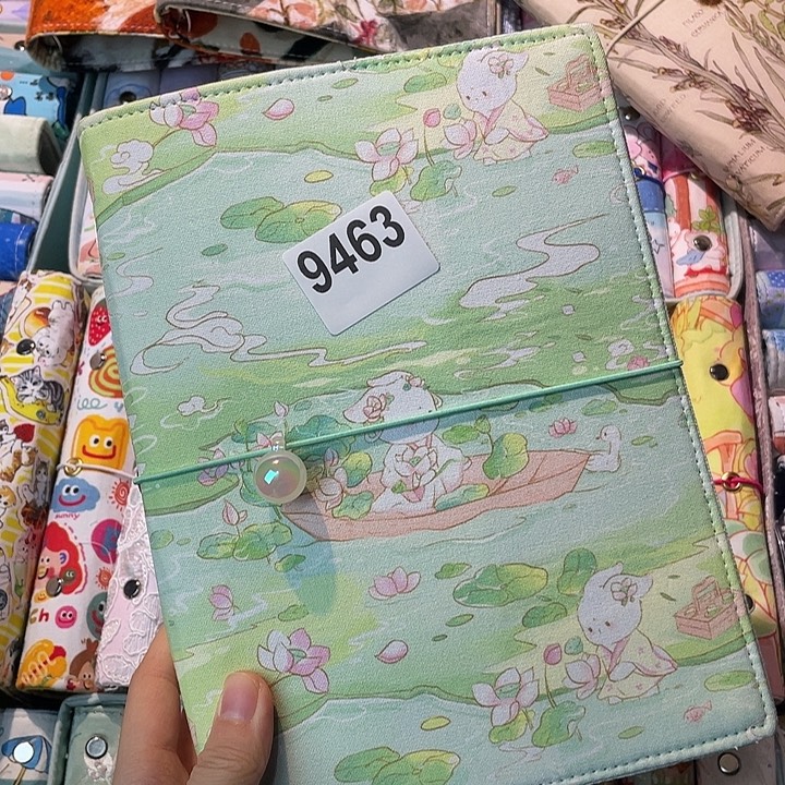 织绣A5活页不送纸9463
