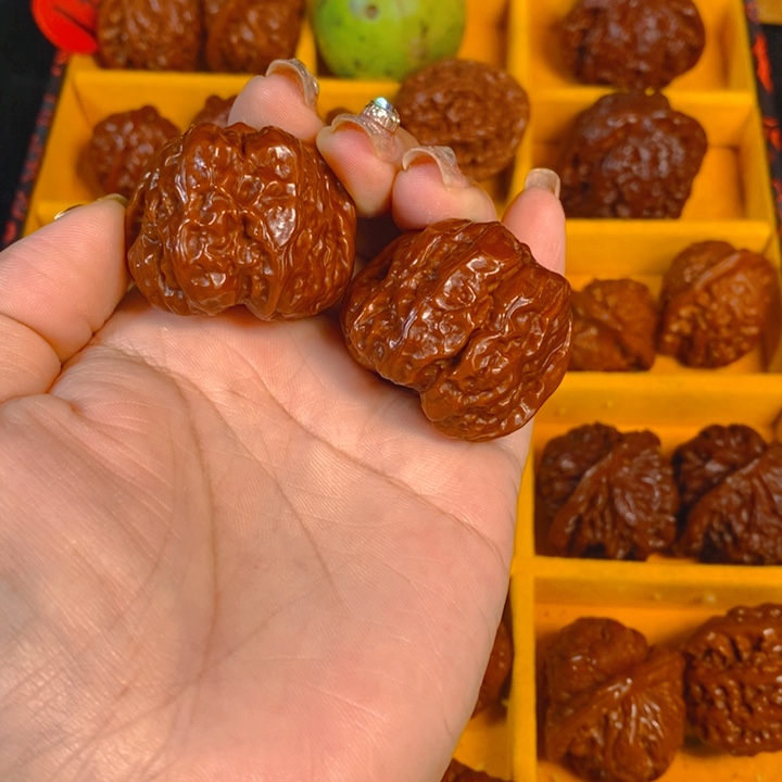 桃核吊坠小****?蛤蟆一对5LXP#00#