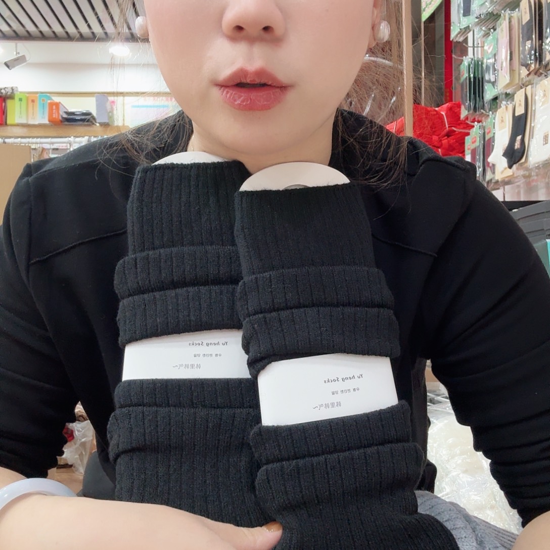 女士黑丝袜套2双29.9