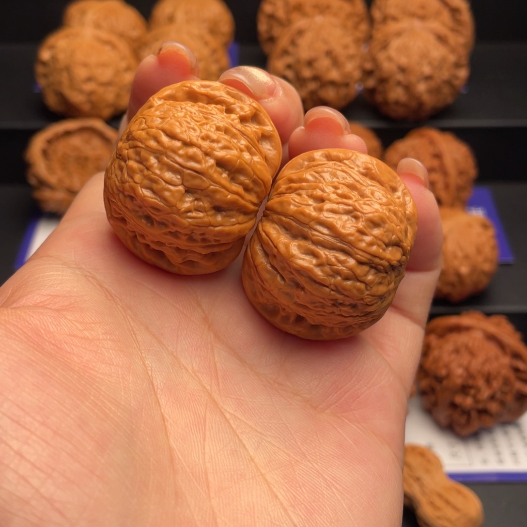 文玩核桃把件37铁锤