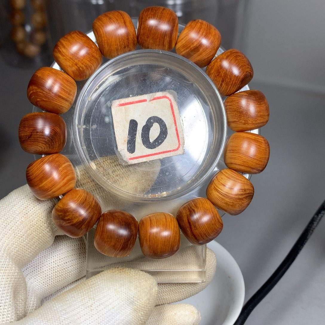 矿***工手串/手链柏木太行陈化崖柏手串