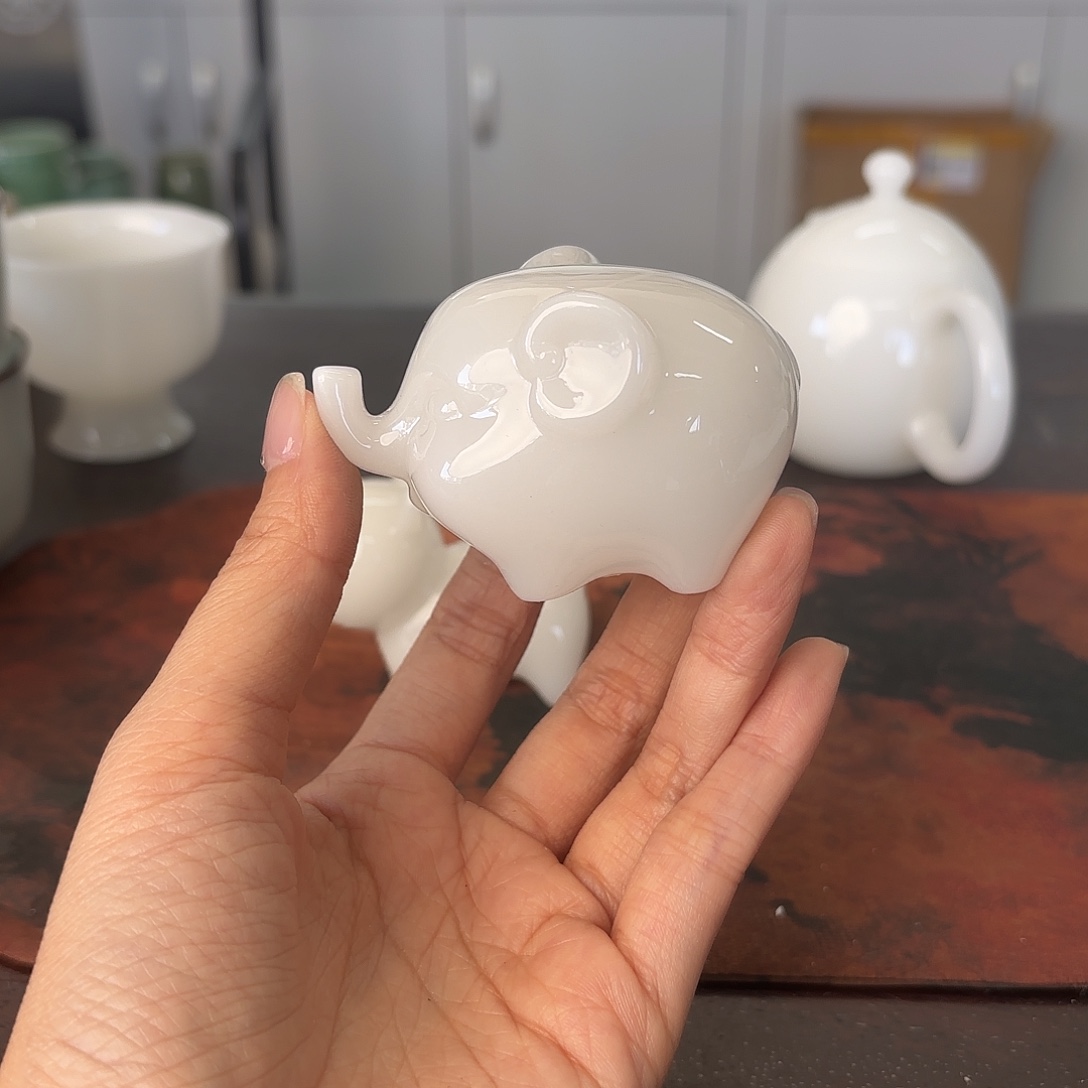 龙泉云间青瓷小米茶器