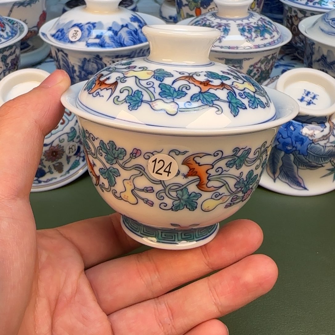 彦祖纯手工手绘茶具124