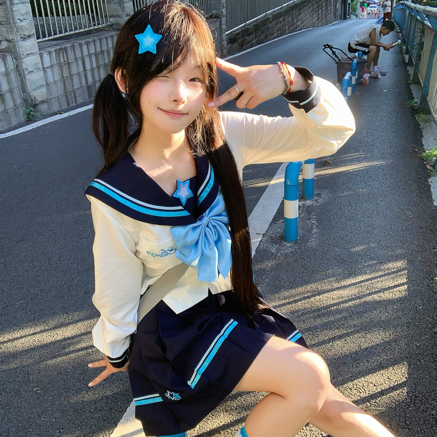叁一JK工作室（小星愿）原创JK制服套装秋冬收腰水手服日系学院风