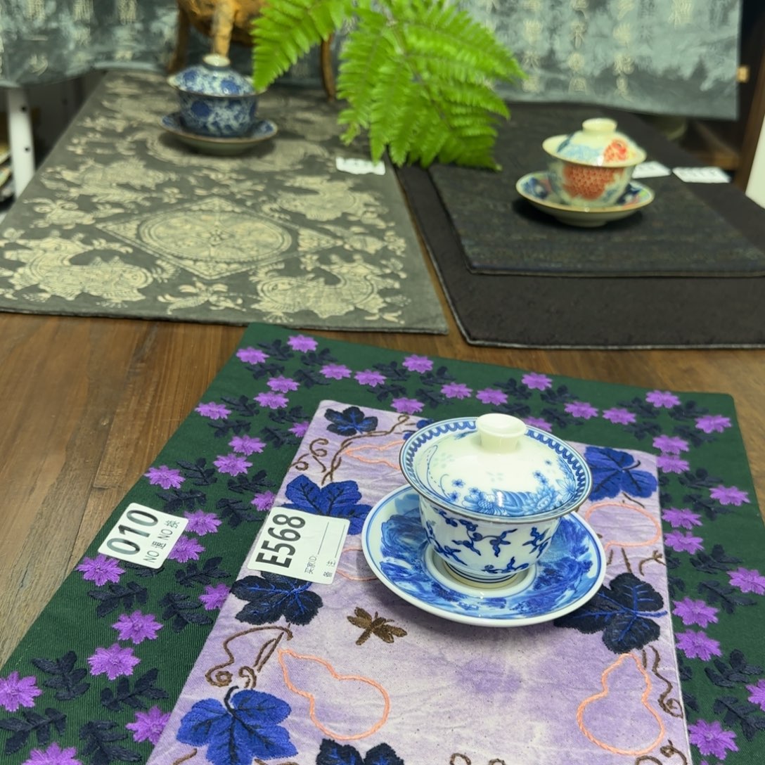 织绣18 都是一张价格三十六纺茶垫