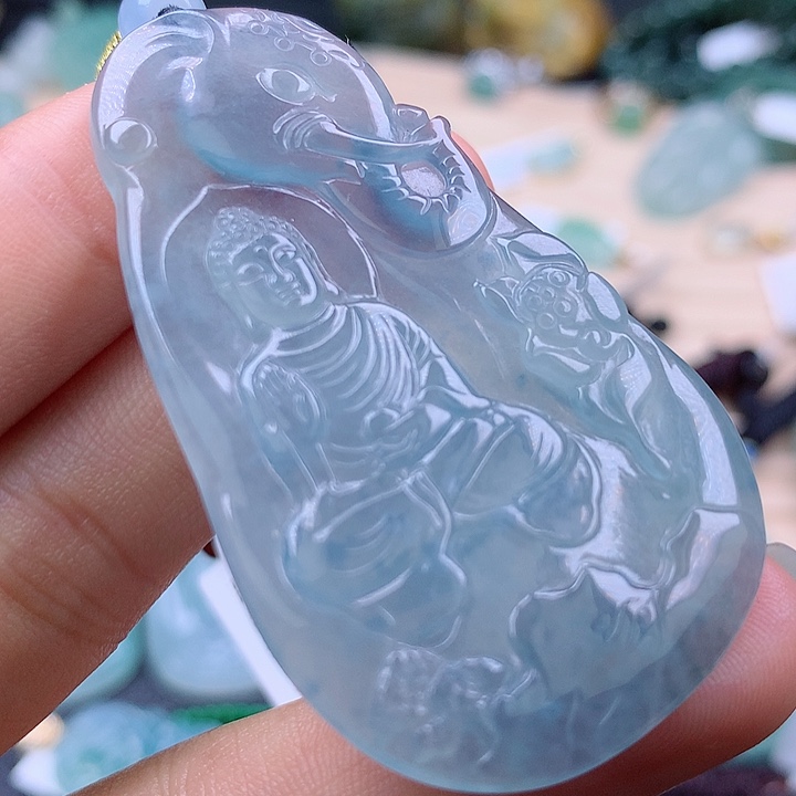 【闪购商品】翡翠颈饰未镶嵌翡翠吊坠