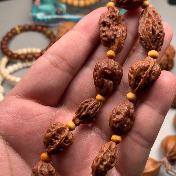 猴头核桃手串猴头异形单圈手串