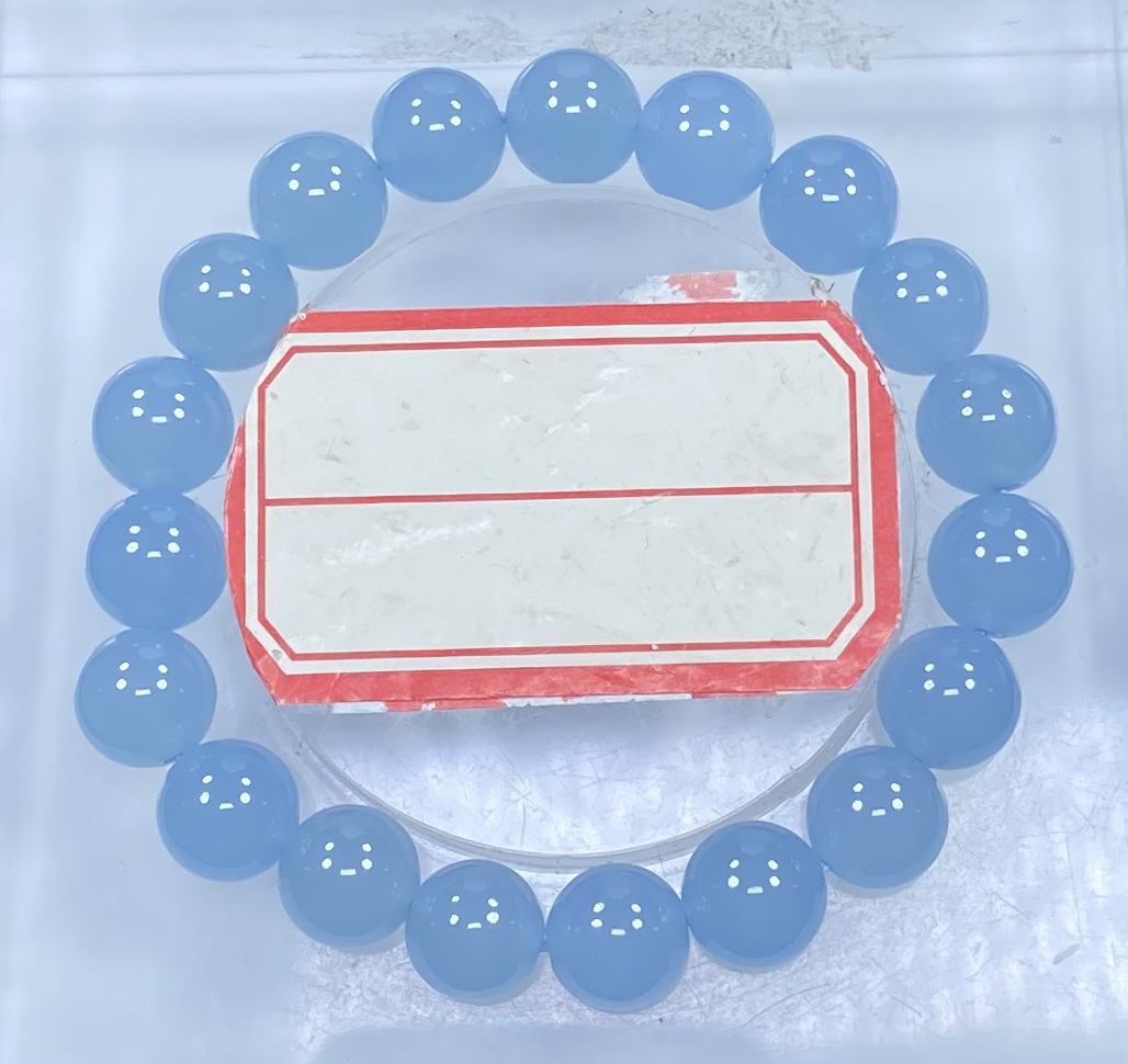 蓝色10mm手串发一条B138