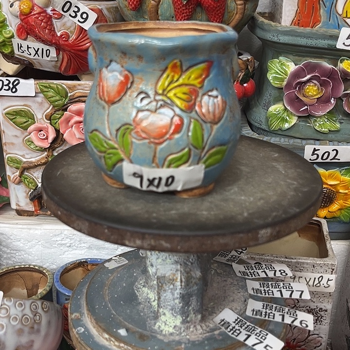 粗陶材质多肉花盆