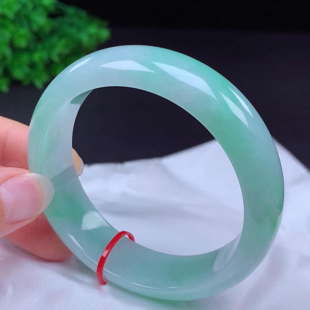 翡翠未镶嵌手镯58圈口688011