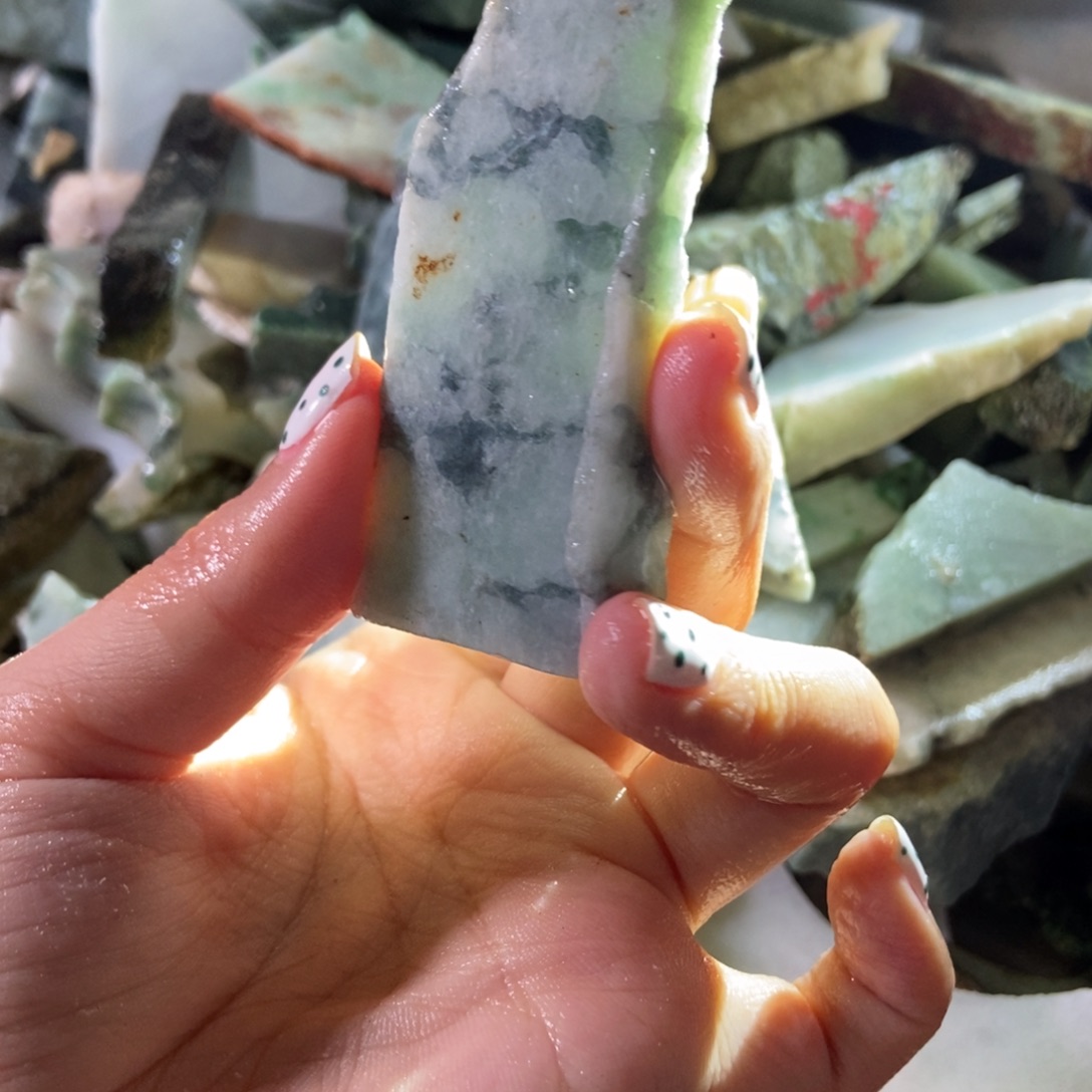 翡翠未镶嵌挂件天然翡翠