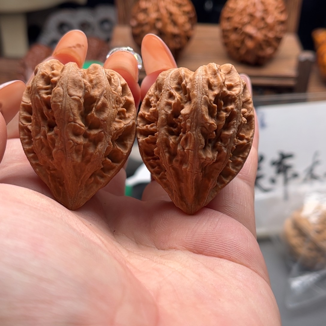文玩核桃把件关东木子家楸大胖92