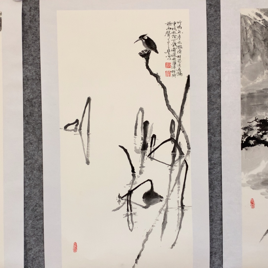 国画花鸟作品写意