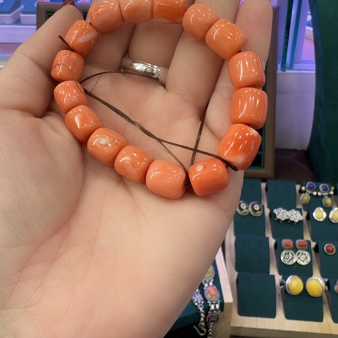 C***B石英石纯铜旭日手串