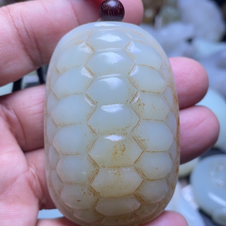 和田玉吊坠(不含链)未镶嵌