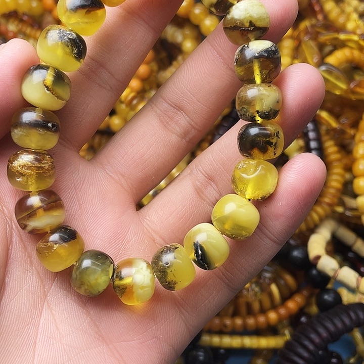 琥珀未镶嵌珠宝奇石好****