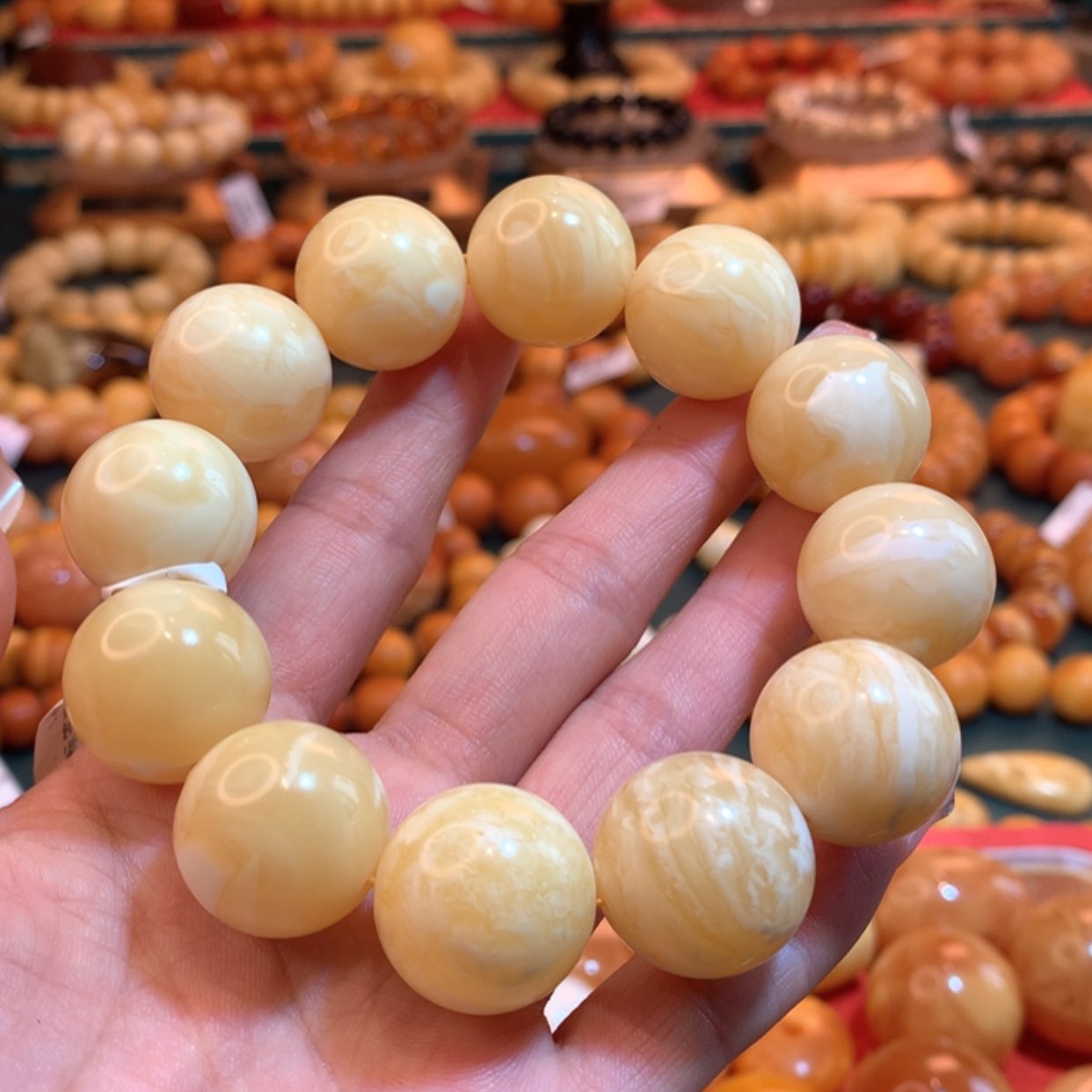 【闪购商品】未镶嵌琥珀手链蜜蜡