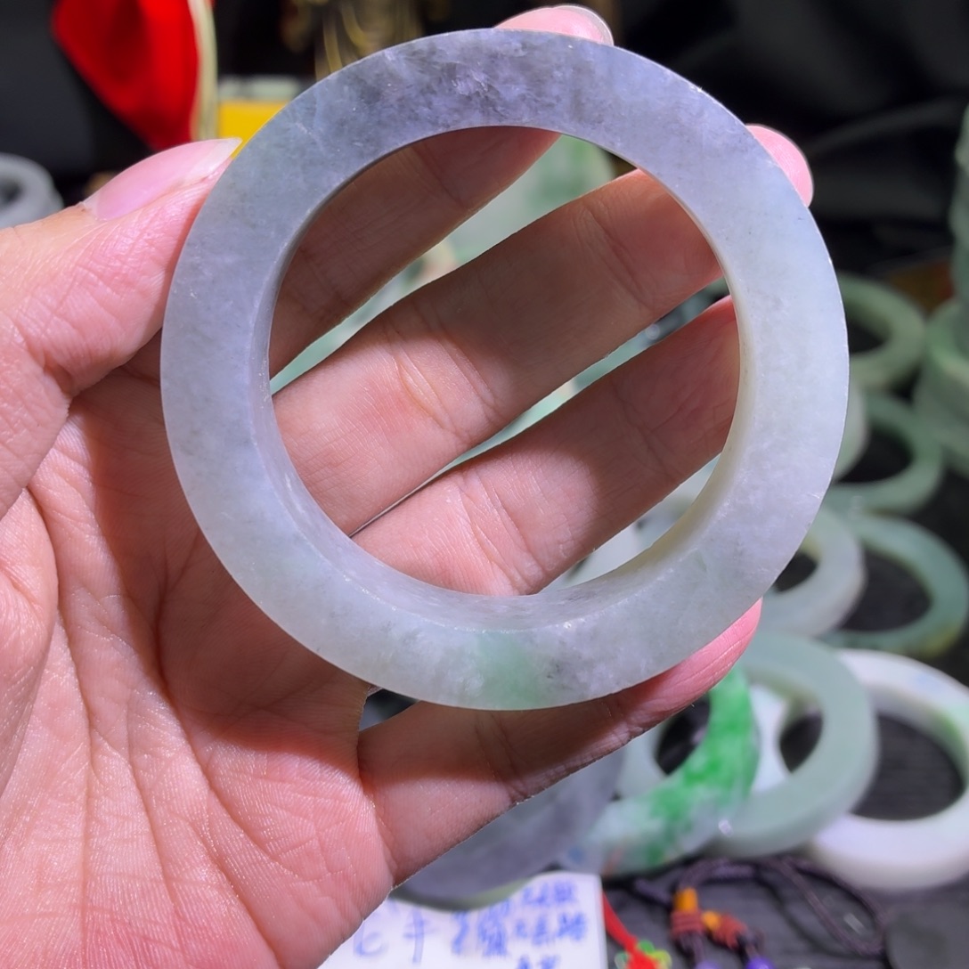 定制翡翠未镶嵌天然翡翠A货毛胚手镯定制