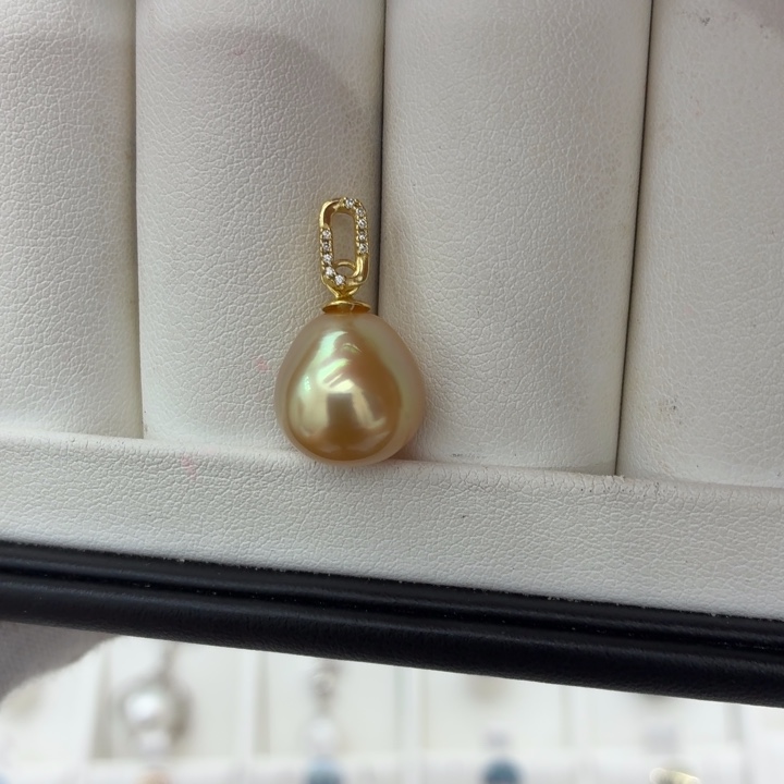 海水珍珠颈饰银S925镶嵌