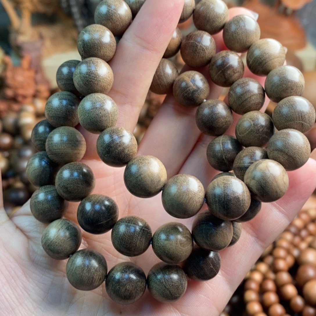 H***.手串/手链檀香木老山檀大瑕疵奶香1.2/3条