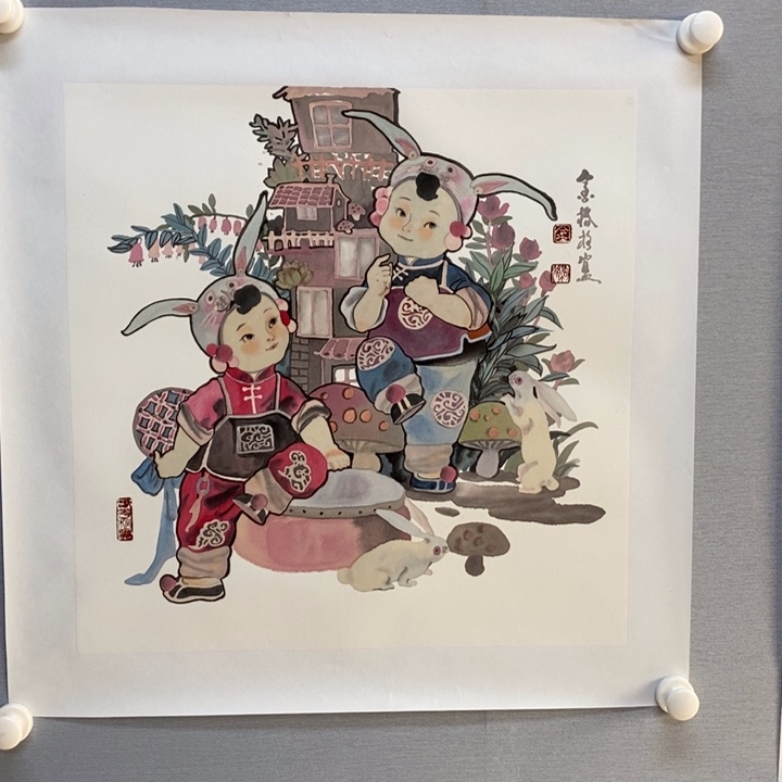 演***润国画亲笔手绘原创