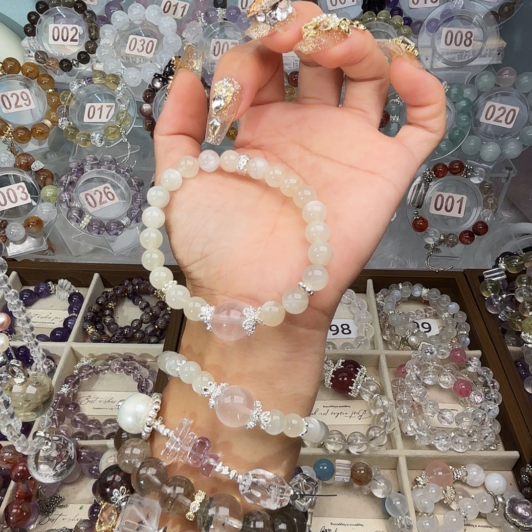 手链银S925镶嵌水晶888989
