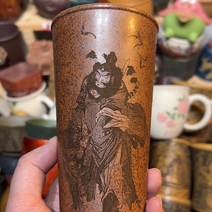 紫砂茶杯宜兴紫砂主人杯