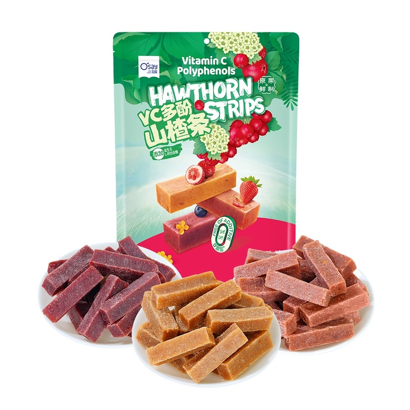 奥赛VC多酚山楂条1kg美食零食