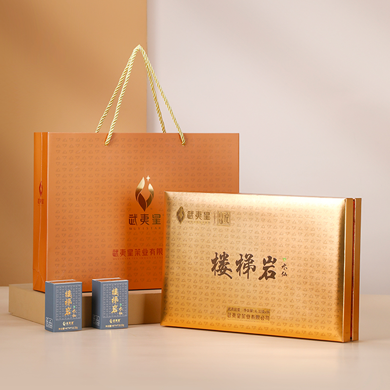 【狂欢季】武夷星山场说正岩楼梯岩水仙茶特级茶叶礼盒装133g