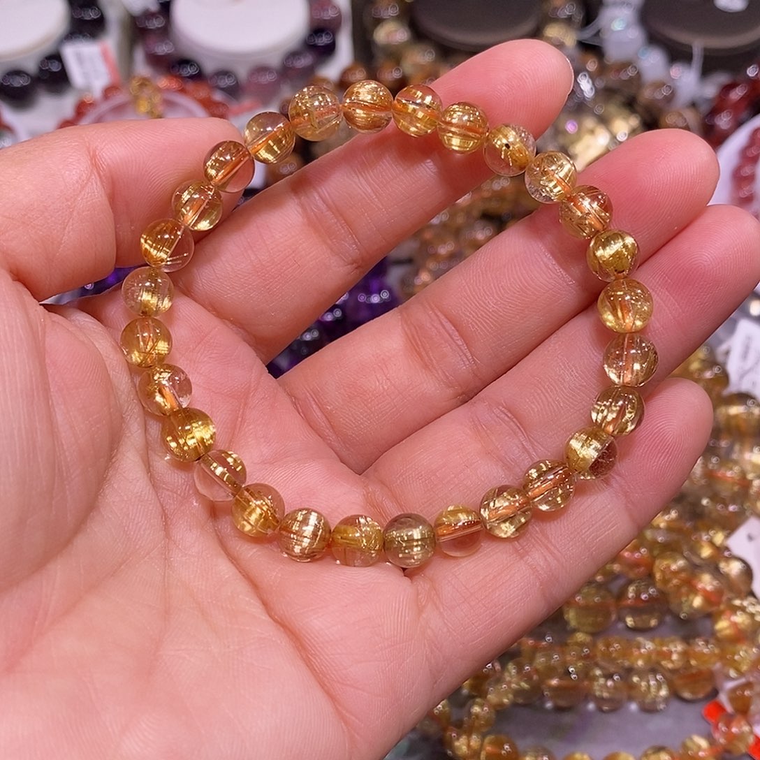 未镶嵌手链水晶金钛晶7