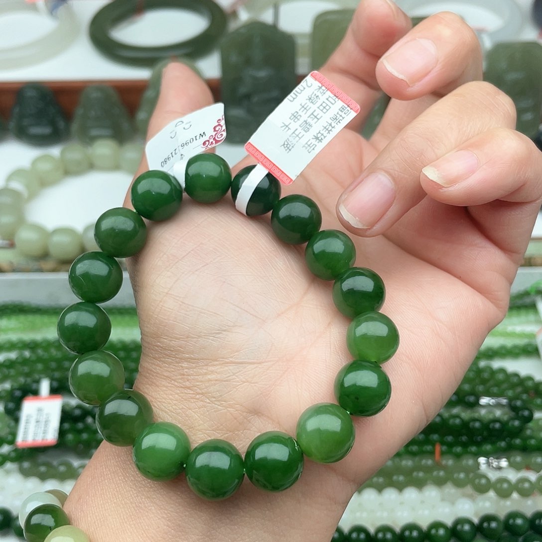 和田玉手串未镶嵌