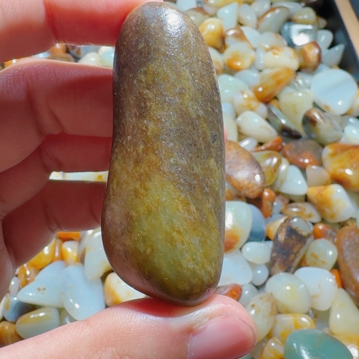 和田玉未镶嵌手链48克