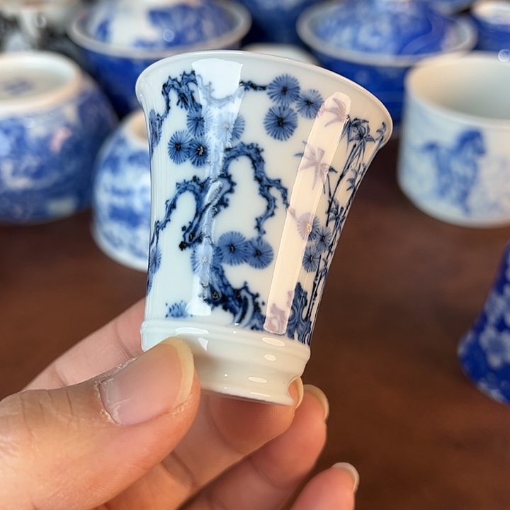 用***7瓷片景德镇全手工手绘陶瓷