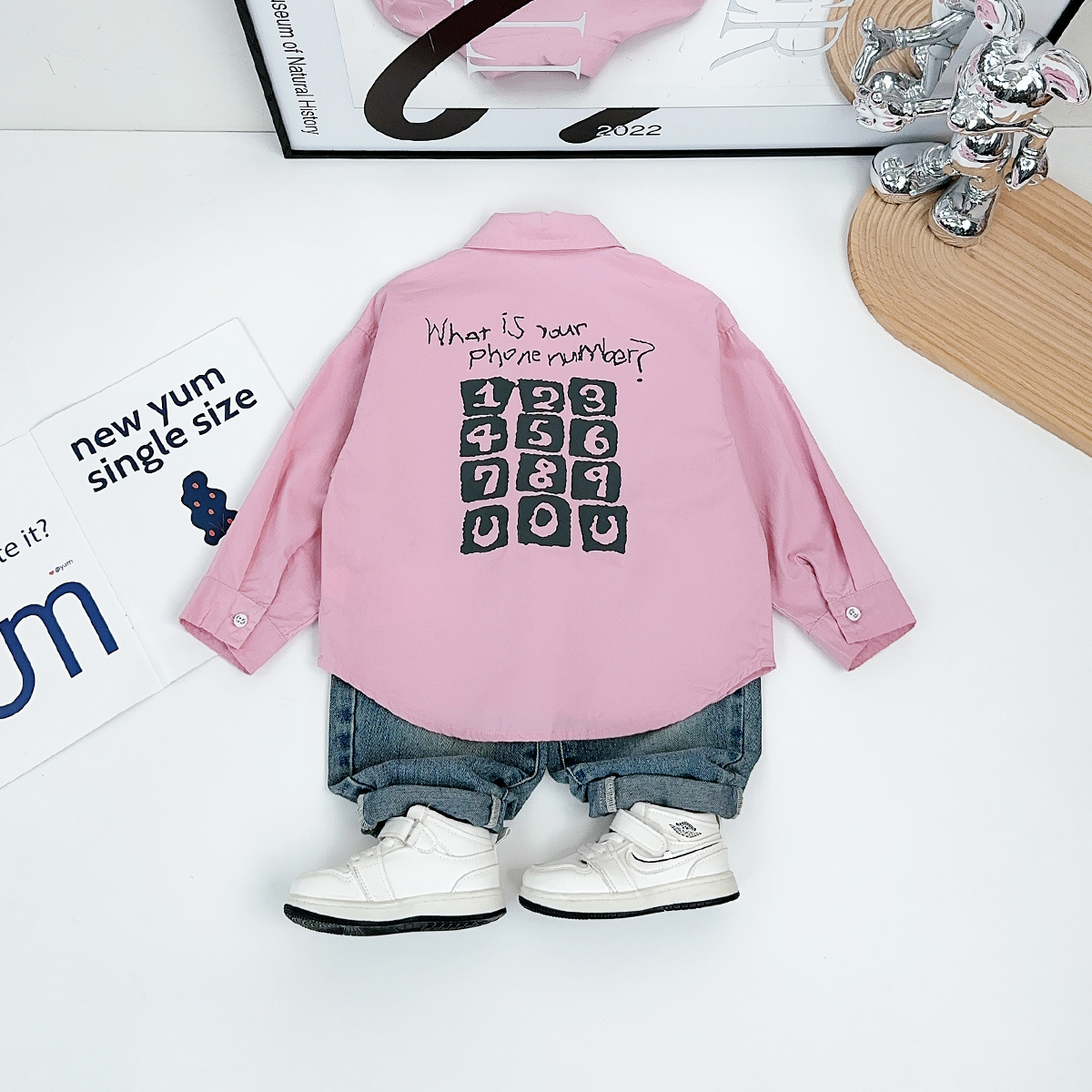 儿童衬衫长袖2025新款春装男童春秋上衣潮 LL65033 悠悠童话童装 